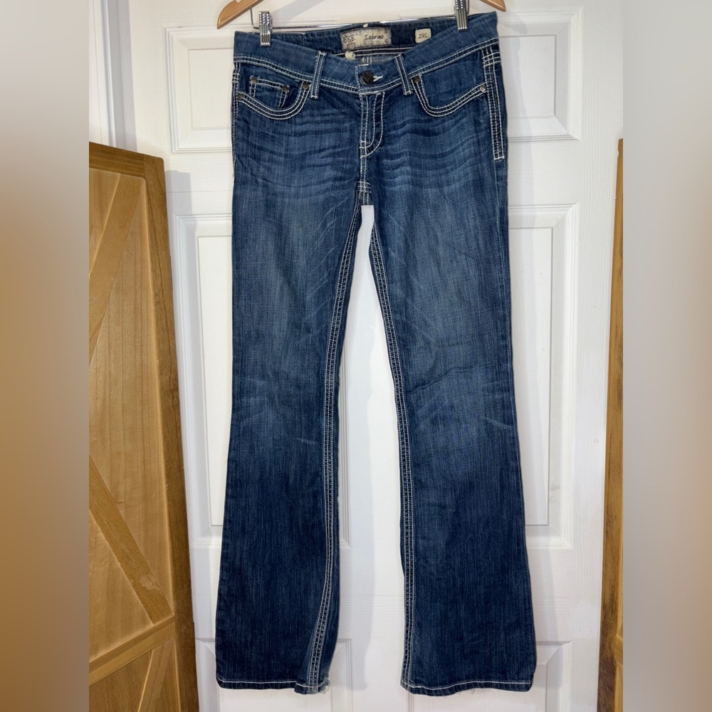 BKE Women's Blue Boot Cut Jeans 29x33.5 RN 75720 Style BKL6991L
